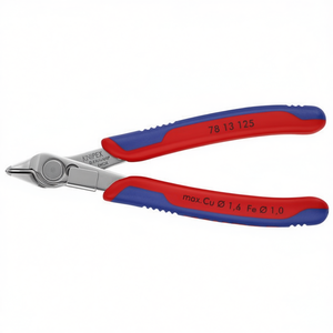 กรรไกรและคีมตัดโลหะ Knipex Electronic Super Knips ผลิตจากเหล็กกล้า INOX ขัดเงา พร้อมด้ามจับหลายชิ้นส่วนและตัวดักตะกั่ว - Product Image 2