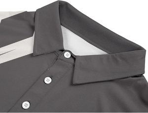 เสื้อโปโลผู้ชายผ้าฝ้าย100% พิมพ์ซับลิเมชันชุดใส่เล่นกลางแจ้งแบบลำลองมีหลายรูปแบบตามสั่ง - Product Image 3