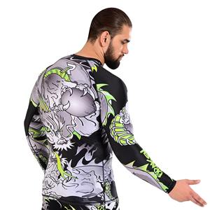 เสื้อออกกำลังกายแขนยาวพิมพ์ลายสำหรับใส่ออกกำลังกาย - Product Image 4