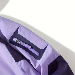 Color púrpura OEM chaquetas personalizadas al aire libre impermeable cortavientos ligero chaqueta cortavientos para hombres - Product Image 4