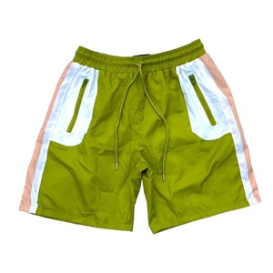 OEM <b>Men</b> Sets Two Piece <b>Shorts</b> and Jacket Custom Windbreaker Tracksuits Reflective <b>Zip</b> up 2 Pcs Nylon Windbreaker breathable - Product Image 3