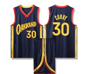 Ensemble d'uniformes de basket-ball personnalisables de haute qualité Vêtements de sport respirants de grande taille Maillot de sport d'État en gros - Product Image 1