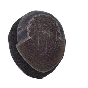 Perruque en cheveux humains Q6 Yaki, toupet pour homme, cheveux vierges Remy, trame unique, Bangladash Naturalizer Curl Bonnet, extension de cheveux Remi - Product Image 2