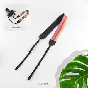 Patrón exquisito solo hombro bandolera correa de cámara fuerte al aire libre portátil SLR Micro cinturón cuello colgante una correa de hombro - Product Image 6