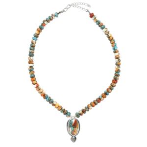 Collar Mojave de Plata de Ley con Cuentas de Cobre Oyster de 217 Quilates para Boda y Regalo - Product Image 3