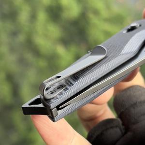 Diseña tu propio cuchillo de caza al aire libre, cuchillo de bloqueo de barra transversal en MOQ bajo, fabricación de cuchillos - Product Image 3