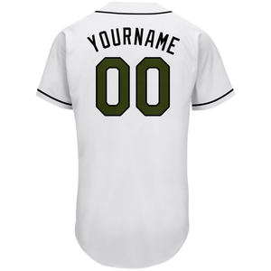 Camiseta de béisbol personalizada con botones de poliéster 100% en blanco barata de gran oferta - Product Image 4
