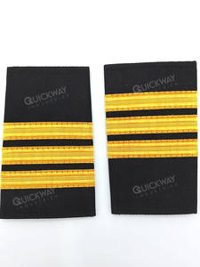 Épaulettes d'uniforme formelles personnalisées, insigne de pilote et épaulettes, équipement de protection individuelle - Product Image 5