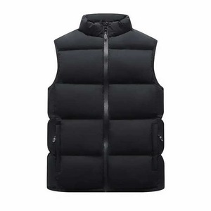 Chaleco acolchado de viaje deportivo informal al por mayor y chaleco con bolsillos con cremallera - Product Image 3