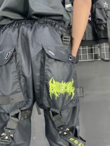 Techwear pantalón con cinta Streetwear mate en blanco pantalón hombres Cyberpunk Jogger pantalón Unisex Techwear Ninja pantalón HolyGrail ropa - Product Image 6