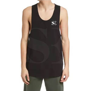 Best Sale <b>Men</b> <b>Tank</b> <b>Top</b> High Quality Made Plain <b>Black</b> Color Gym Vest <b>Men</b> Gym Exercise Fitness <b>Tank</b> <b>Top</b> - Product Image 1