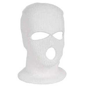 Wholesale Custom Logo Full Face Cover Ski Cover 3 Hole Custom Knitted Balaclava Winter Snow Wear - Product Image 2