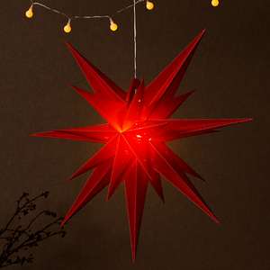 Lampe à suspension 3D <span class=keywords><strong>lumineuse</strong></span> <span class=keywords><strong>Etoile</strong></span> résistante aux intempéries à l'intérieur et à l'extérieur Décoration <span class=keywords><strong>de</strong></span> fête Décoration <span class=keywords><strong>de</strong></span> mariage <span class=keywords><strong>de</strong></span> Noël - Product Image 1