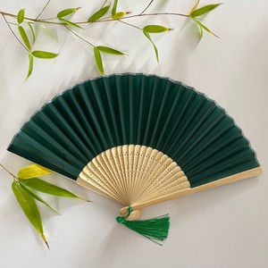 Imple-abanicos decorativos plegables de seda de bambú, Estilo Vintage clásico para decoración con colores personalizados - Product Image 6