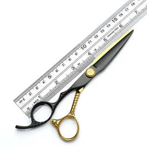 Tijeras de peluquero profesionales Suministro de fábrica Corte de pelo Peluquero Tijeras ajustables Tijeras de acero inoxidable - Product Image 4