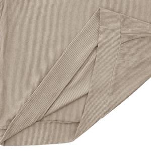 2025 automne et hiver nouveaux hommes 100% coton col rond décontracté velours côtelé à manches longues pull à capuche en Stock - Product Image 3