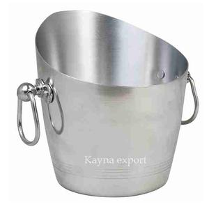 Enfriador de Vino de Metal Clásico de Diseño Personalizado, Pulido Espejo, Diseño Crush, Ecológico, Juego de Bar para Fiestas en Casa - Product Image 6