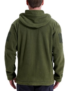 Chaqueta de Invierno Personalizada para Hombre 2025, Chaqueta Softshell con Capucha de Lona, Color Sólido, Cierre de Cremallera, Bolsillos, Logotipo Frontal, Estilo Urbano, Resistente al Viento - Product Image 4