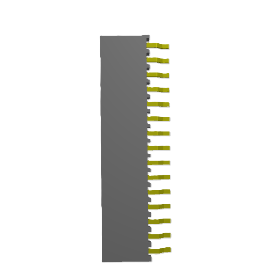 Connecteur PCB SMH‑115‑02‑G‑S à montage en surface, connecteur à fente à pas de 2,54 mm pour équipement électronique - Product Image 2