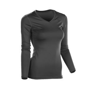 T-shirt de compression respirant en spandex/polyester pour femmes et hommes, manches longues, pour la salle de sport, la remise en forme, la musculation, l'entraînement - DECENT - Product Image 4