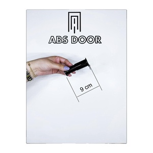 Poignées de porte et de fenêtre modernes de 9 cm durables, multi-usages, droite, villa, hôtel, installation facile, garantie 1 an, ABSDOOR STEEL DOOR Turquie - Product Image 3
