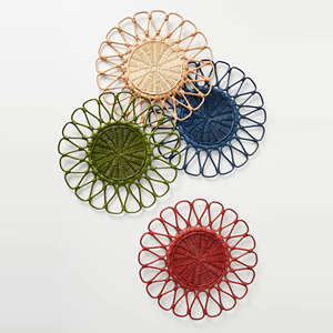 Napperon en rotin, tissé à la main, style naturel, Set pour décoration de Table - Product Image 6