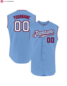 Maillot sans manches de baseball à boutons complets Gilet sans manches personnalisé pour équipe de baseball Maillot de baseball d'entraînement sans manches - Product Image 4