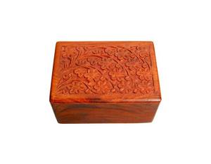 Diseño de acabado Urnas de cremación para mascotas Ataúd para mascotas de Interior de madera natural ataúd para mascotas - Product Image 3