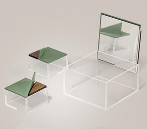 Caja de dulces acrílica de mejor calidad con tapa impresa para uso doméstico en hoteles y restaurantes, caja de postres a bajo precio - Product Image 5