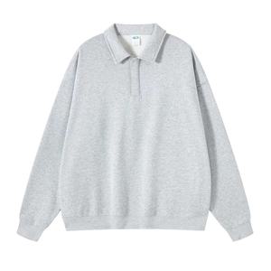 Moda de fabricante, ropa de calle, sudaderas con capucha y pulóver para hombre, cuello vuelto y diseño de cremallera, 100% algodón puro - Product Image 6