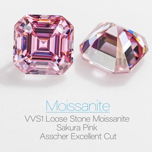 สีขาว D VVS2หลวม CVD เพชรแอสเชอร์สีชมพูตัดด้วยมือพลอยสังเคราะห์ VVS เพชรสำหรับทำเครื่องประดับ - Product Image 6