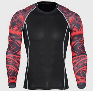 UPF 50+ Rash Guard Wholesale | Unisex Surfing & <b>Swimming</b> <b>Shirt</b> with Custom Printing - Product Image 3