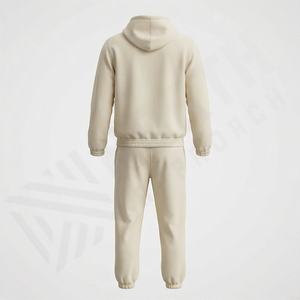 Vêtements en gros, survêtement personnalisé en molleton baggy 420 g/m², 100 % coton, pantalon de survêtement de luxe, sweat-shirt à fermeture éclair, ensemble de survêtement pour homme - Product Image 2