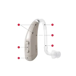 広範囲で簡単に処理できる完全デジタルSignia RUN SBTEプログラム可能な補聴器