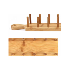 Meilleure vente Porte-tacos en bois Présentoir polyvalent support cuisine cheese burger 3 pièces vente à chaud - Product Image 6