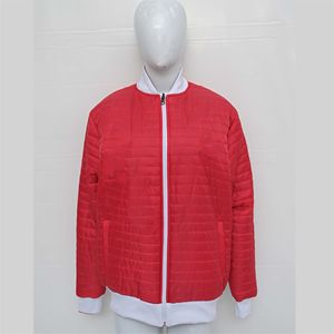 Chaqueta Bomber Ligera y Transpirable, Teñida, con Cierre Frontal, Cuello y Dobladillo Acanalados, Aislada, Moderna, Informal, para Invierno, Uso Diario - Product Image 5