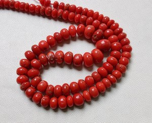 AAA + qualité 9 5 MM Rondelle corail perles 16 pouces brin lisse perles fournitures en gros coquille os et corail perles - Product Image 6