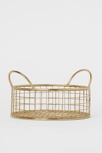 Cesta de alambre de Metal a granel al por mayor cantidad de diseño personalizado aceptable boda casa Hotel vajilla de cocina hecho en la india - Product Image 5