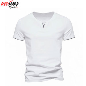 Pakistán venta al por mayor clásico liso poliéster en blanco liso camisetas para hombres algodón camiseta alta calidad hombres peso ligero camiseta - Product Image 4