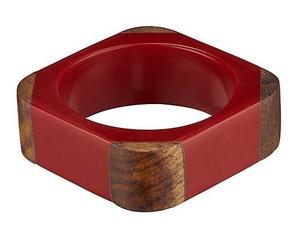 Ronds de serviette décoratifs en bois au design poli élégant Design écologique personnalisable pour les styles de décoration modernes et classiques - Product Image 3