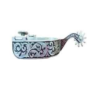 Éperons de cheval, éperons de cowboy, éperons de botte de cheval, décoration, éperons de cavalier, éperons en alliage de zinc doré, accessoire d'équitation - Product Image 3