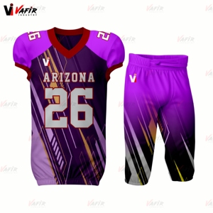 L'uniforme de football américain 2026 conçu sur mesure définit des options respirantes et de taille supérieure avec une nouvelle technologie de sublimation - Product Image 2