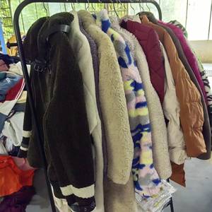 Veste d'hiver longue en duvet pour femme adulte, couleurs mélangées, pour la revente - Product Image 5