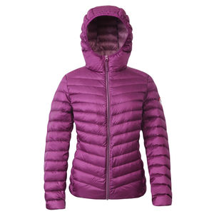Nouvelle arrivée Veste matelassée en tricot pour femme sur mesure Haute qualité Imperméable Respirant Écologique Fermeture éclair à capuche Vêtement de rue d'hiver - Product Image 3