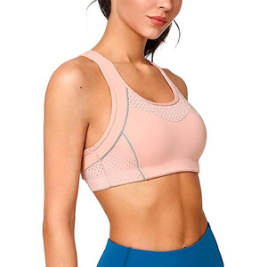 Soutien-gorge de sport pour femmes, matériau à séchage rapide et flexible, conçu pour les séances de yoga et de gym à fort impact. - Product Image 1