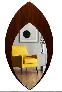 Espejo de Pared Redondo Plateado Moderno Hecho a Mano, Decoración del Hogar con Nuevo Diseño para Bodas - Product Image 5