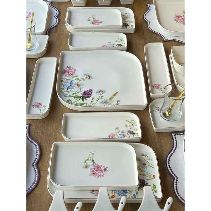 Breakfast Set Aura 64 Pieces for 6 People