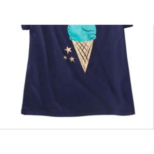 T-shirt estiva casual da bambina Epic Threads con stampa grafica, blu, taglia 6X, in cotone e poliestere, con fiocchi corti e logo cartoon, in jersey - Product Image 3