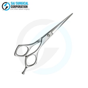 Tijeras de peluquero clásicas modernas Tijeras de peluquería de acero inoxidable de diseño ergonómico con acabado mate elegante - Product Image 3