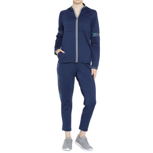 Vêtements de survêtement pour femmes de qualité supérieure en gros, légers, à capuche, vêtements de jogging d'hiver, motif uni, vêtements d'hiver - Product Image 5
